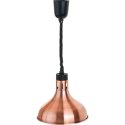 Lampa do podgrzewania potraw wisząca, miedziana, P 0.25 kW, U 230 V