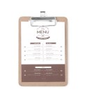 Podkładka pod kartę menu 125x180