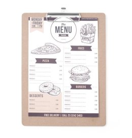 Podkładka pod kartę menu 240x330 mm