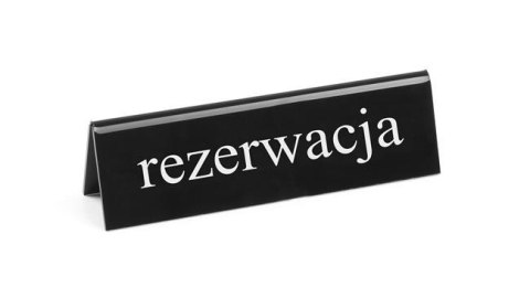 Tabliczka informacyjna "Rezerwacja" EN