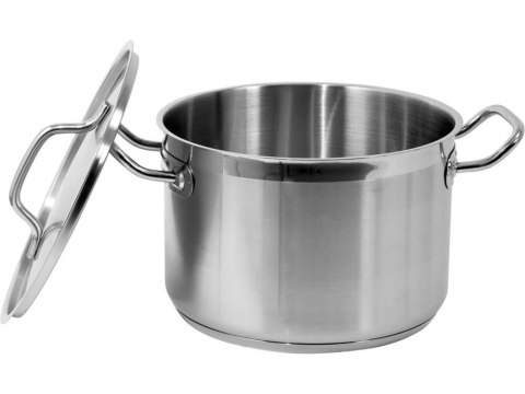 Garnek średni z pokrywką ze stali nierdzewnej 24x16xm 7,2l Garnek średni z pokrywką ze stali nierdzewnej 24x16xm 7,2l