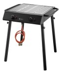 Xantos Black Grill gazowy, HENDI, czarny, 9,5kW, 770x710x(H)870mm