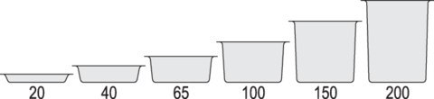 Pojemnik gastronomiczny ze stali nierdzewnej gn 1/6 65mm 1l Pojemnik gastronomiczny ze stali nierdzewnej gn 1/6 65mm 1l