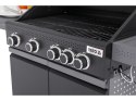 Grill gazowy 4+1, 14,5kw, z szybą