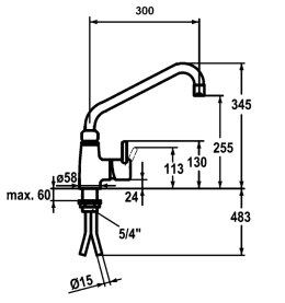 Bateria mieszająca 40L-3601B