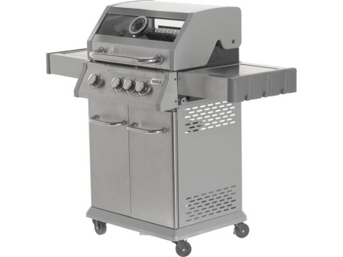 Grill gazowy 3+1 stal nierdzewna 11,5kw, z szybą