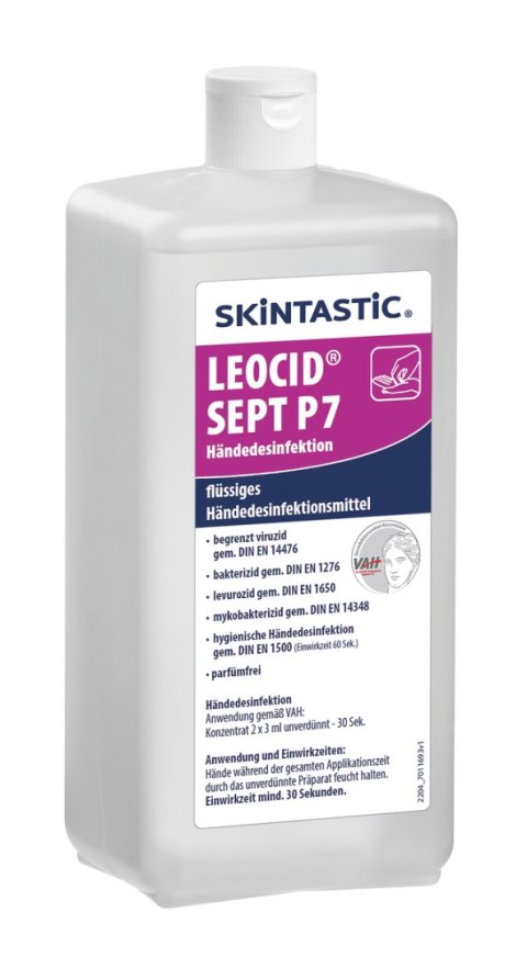 Środek dezynfekcyjny do rąk w płynie SKINTASTIC® LEOCID SEPT P7