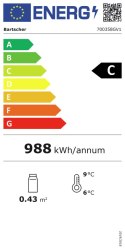 Witryna chłodnicza Mini 64L2T czarna