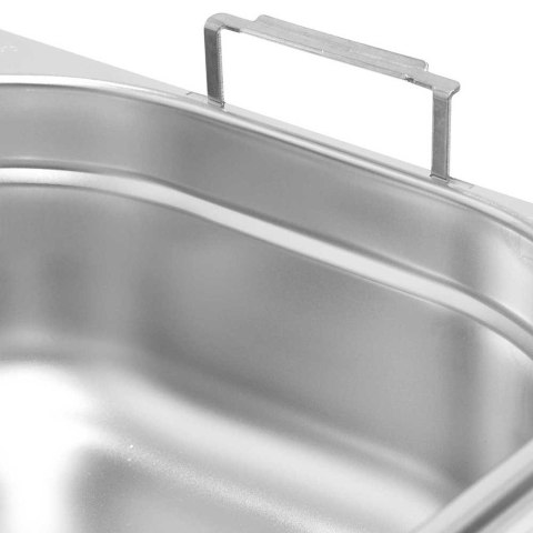 Pojemnik stalowy z uchwytami, GN 1/2, H 100 mm Pojemnik stalowy z uchwytami, GN 1/2, H 100 mm