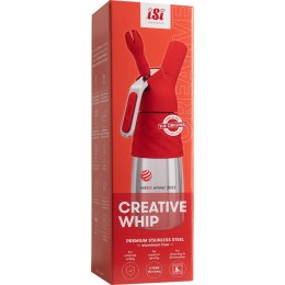 Syfon do bitej śmietany, iSi, Creative Whip, Standard, czerwony, pojemność: 0.5l