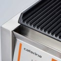 Kontakt grill pojedynczy, ryflowany, Caterina, P 1.8 kW