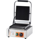 Kontakt grill pojedynczy, ryflowany, Caterina, P 1.8 kW