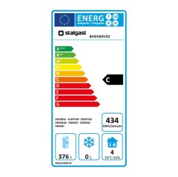 Szafa chłodnicza ze stali nierdzewnej, GN 2/1, pojemność: 537 l